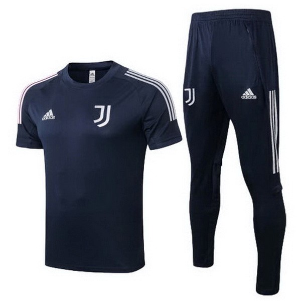Trainingsshirt Juventus Komplett Set 2020-21 Blau Marine